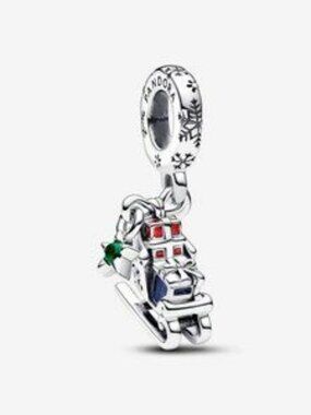 Christmas Sleigh 2023 Dangle Charm